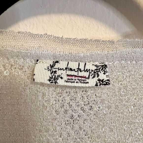 Free People - Intimately Free Sequin Long Sleeve - Size XS - Picture 3 of 3